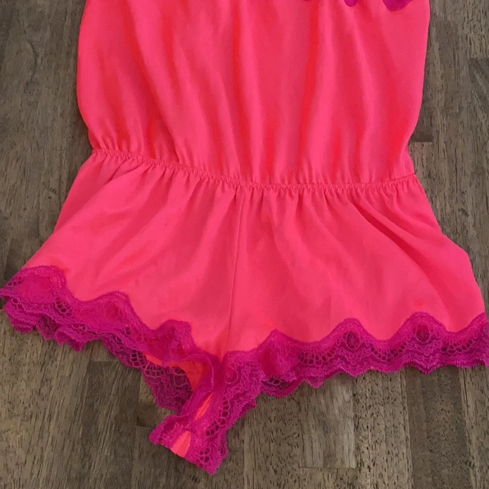 Victoria’s Secret one piece short negligee with spaghetti straps! Worn once.